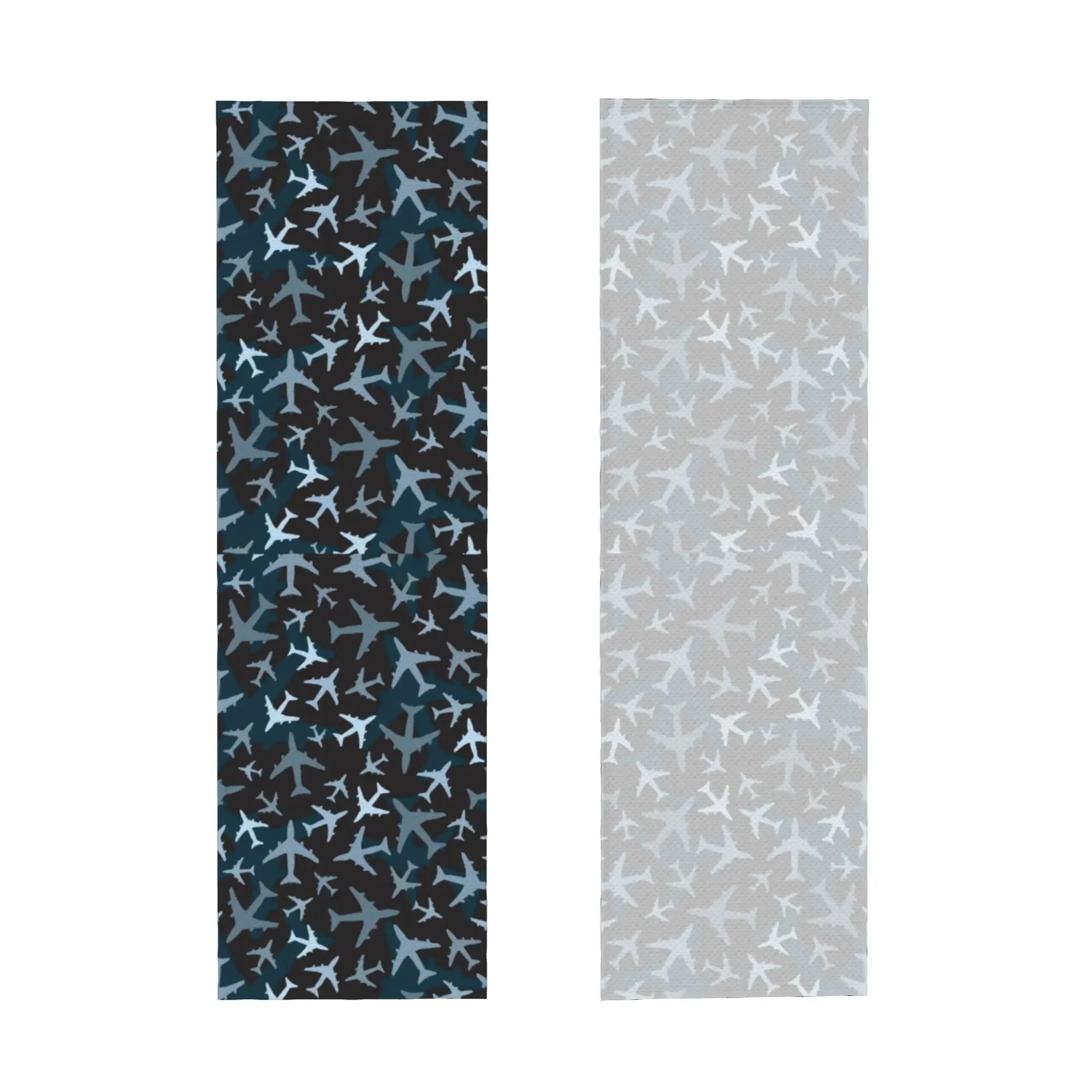 Aviation Airplane Pilot Camouflage Cold Exercise Towel   Super Soft Breathable Instant Cooling Towel Yoga Towels