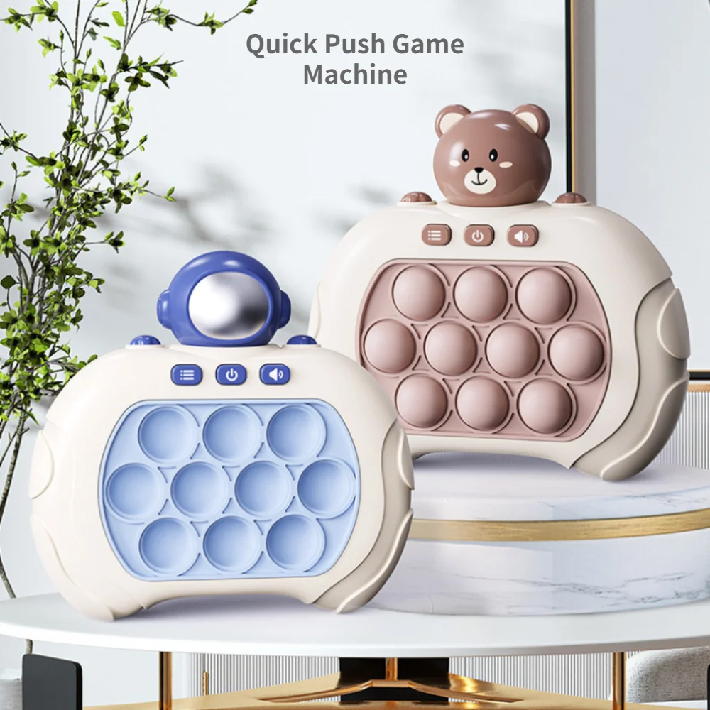 Electronic Pop Push Bubble Budget Toys Quick Push Boys and Girls LED Game Machines Stress Relief Toys Anxiety Relief Toys Gifts