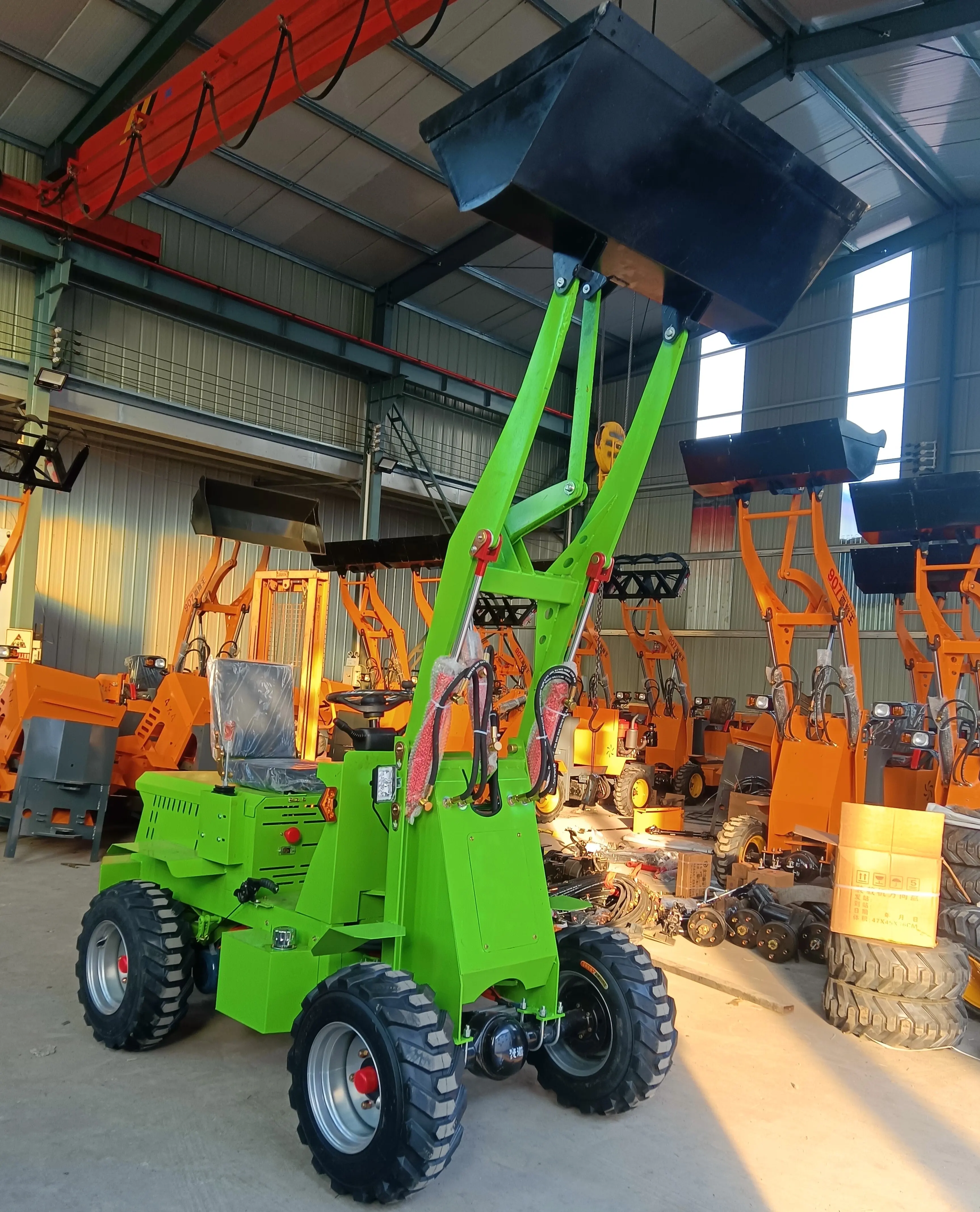 New Bulldozer Electric Shovel Home Use Farm Manure Loading Machine