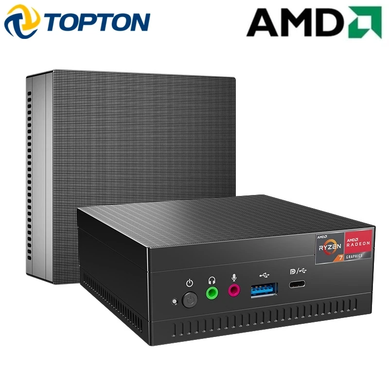 2022 NUC AMD 미니 PC 라이젠 7 3750H 베가 10 그래픽 2 * DDR4 NVMe SSD 데스크탑 게임 컴퓨터, 윈도우즈 11 10 Pro 3x4K HTPC WiFi BT