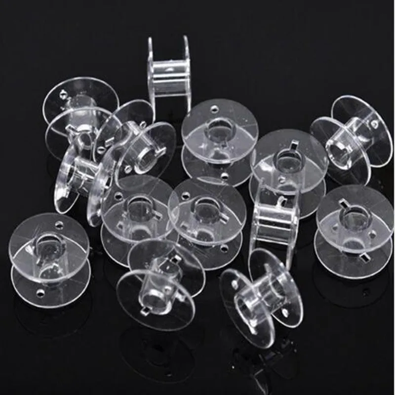 25Pcs Clear Sewing Maschine Spulen Spulen Leere Spulen Spulen Kunststoff Lagerung Box Für DIY Nähen Zubehör Werkzeuge