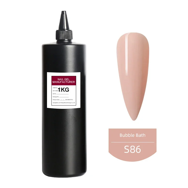 1KG 273 colores LED UV gel para uñas a granel materia prima remojable manicura arte de uñas esmalte gel laca barniz 3