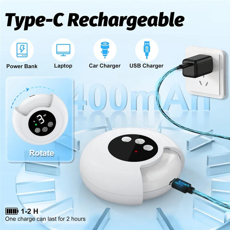 

LCLL-Nail Trimmer Electric, Nail Clipper Electric Baby Nail Clipper With Nail File& 3 Speed Gears For Baby, Adult, Seniors