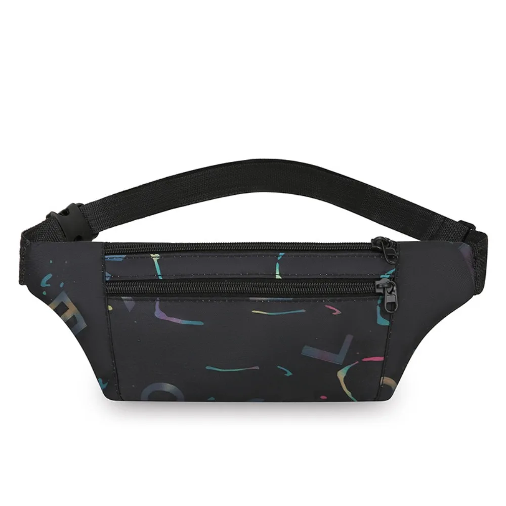 

Fashion Large Capacity Women's Casual Waist Bag Adjustable Wear-Resistant Sport Backpack Lightweight Crossbody Bag Sport