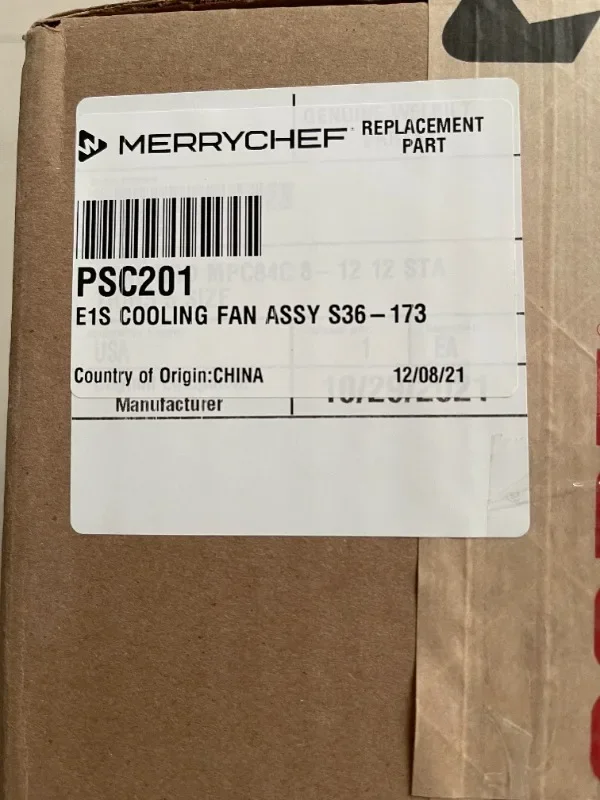 MERRYCHEF-Ventilateur de refroidissement E1S pour four rapide, composant original