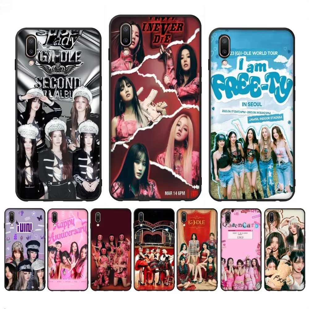 KPOP G-(G)I-DLE G-gidle Phone Case For Redmi Note 4 X 5 A 6 7 8 T 9 9S 10 11 11S 11Epro Poco M3 Pro