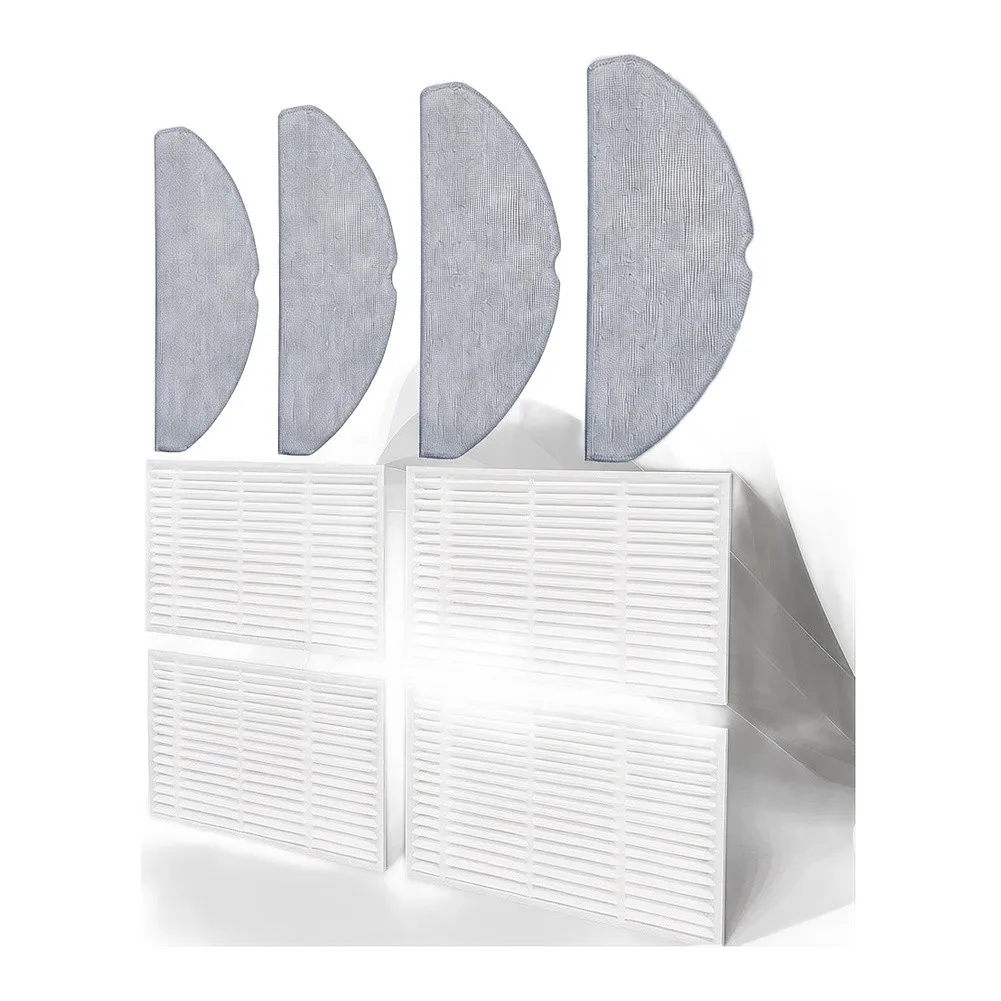 Filter and Mop Cloth Kit for lubluelu for l40 B40 L15 Ultra L15 Max Vacuum Cleaner 3 HEPA Filters 4 Microfiber Cloths