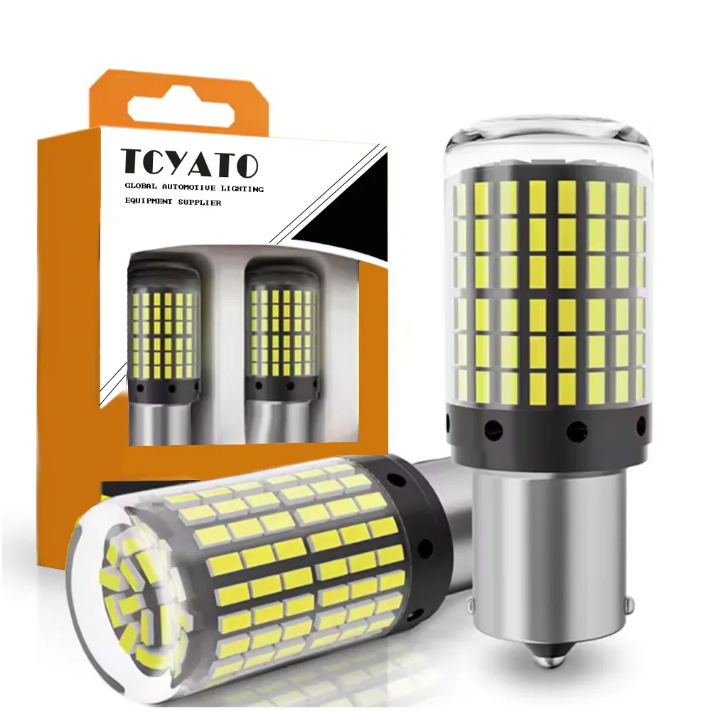 

2X High Power Car LED Light 1156 PY21W 1157 BAY15D P21/5W 150*4014 SMD Canbus Front/Rear Turn Signal Lamp 7440 7443 W21/5W