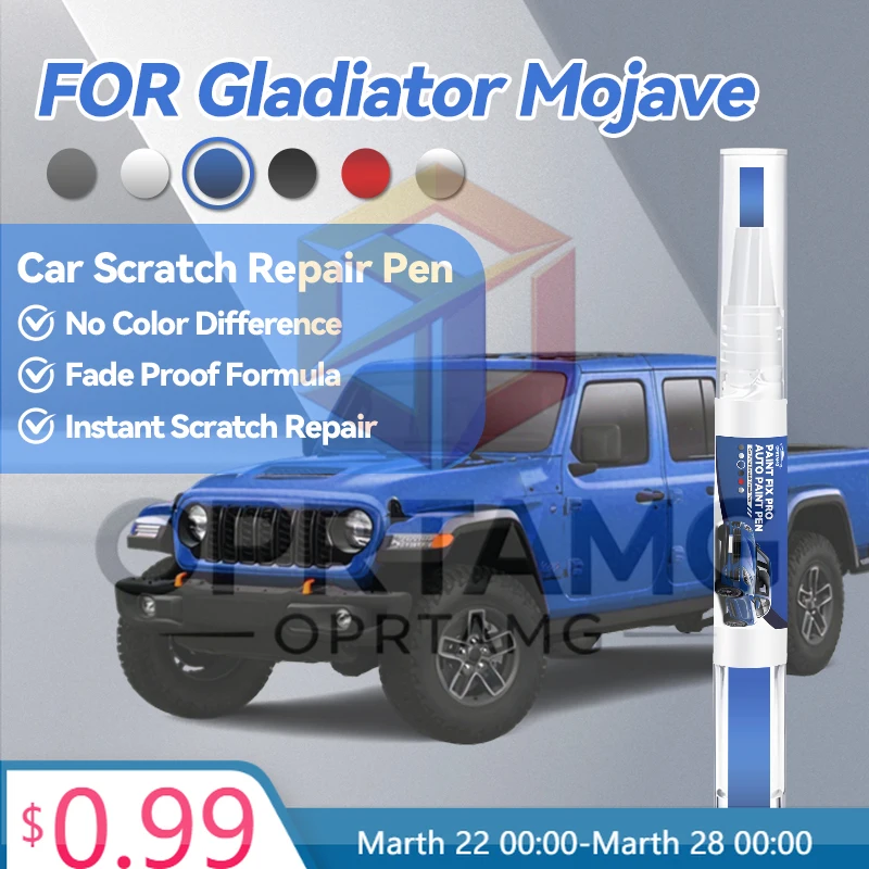 Car Accessories Tool Car Paint Repair Pen For 2020-2025 JEEP GLADIATOR MOJAVE Paint Scratch Repair Accessories Black Red PRC
