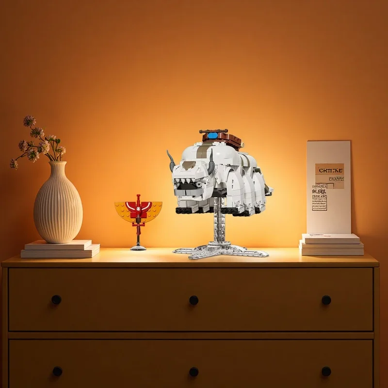 

880PCS Sky Bison building block toy, cool and vivid, fun for home assembly, suitable for desktop display and collection.
