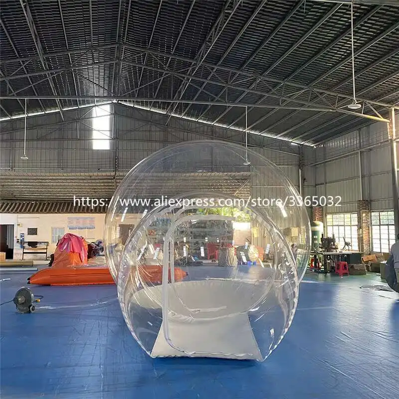 Cúpula inflável da bolha da barraca transparente inflável da decoração da venda quente