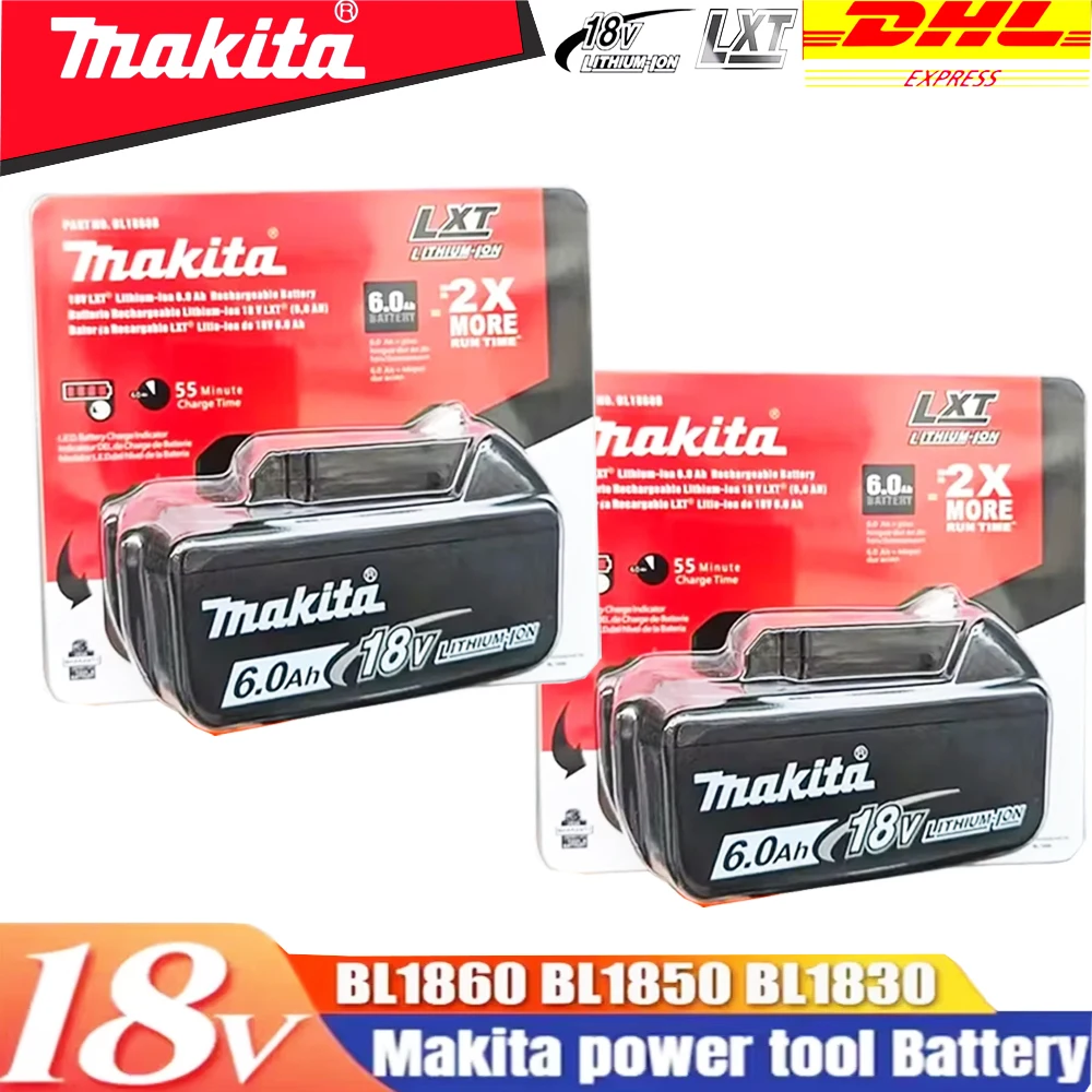 

100% original Makita Power Tools 18V 6.0Ah Battery ,For Makita BL1830 BL1830B BL1840 BL1840B BL1850 BL1850B Power Tools Battery