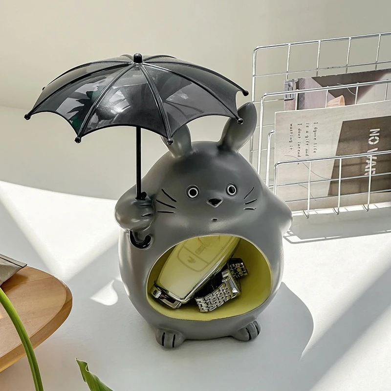 Figurka Mój Sąsiad Totoro, urocza ozdoba do przechowywania, do salonu, sypialni, figurka anime, model, prezent urodzinowy dla dzieci