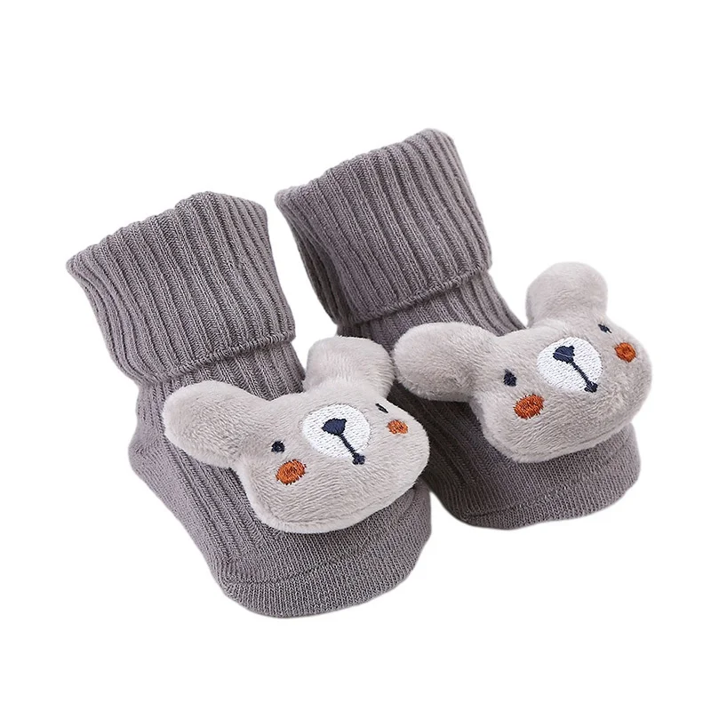 

Baby Soft Non-Slip Toddler Socks Cartoon Wool Soft Decorative Cotton Socks Exquisite Baby Bed Socks