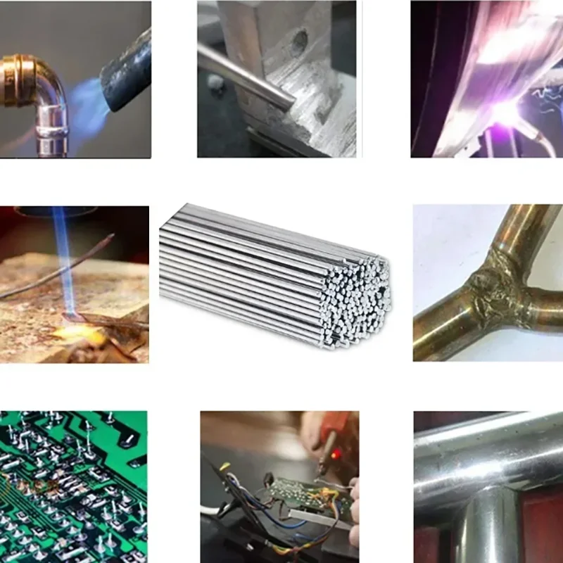 Low Temperature Easy Melt Aluminum Universal Welding Rod Cored Wire Rod Solder No Need Solder Powder Weld Bar for Propane Torch