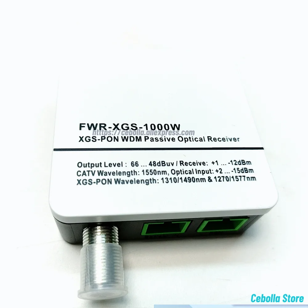 Passive FFTX 10G XGS-PON CATV Receiver Mininode 1310nm/1490nm Passive WDM Optical Reoeiver GPON EPON