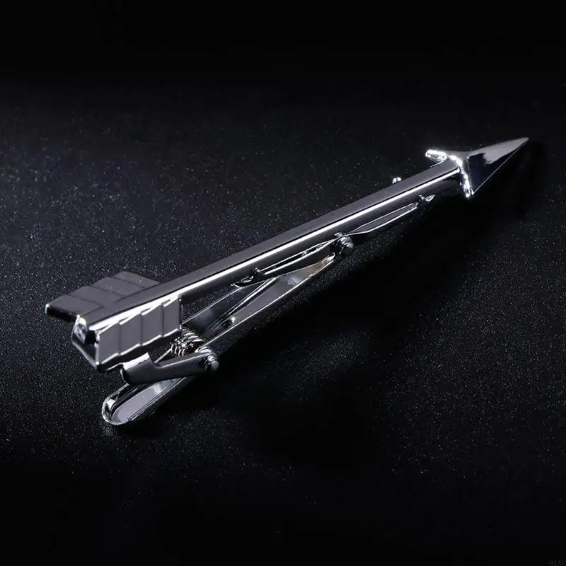 91AF Fashion Gold Silver Shirt Fitting Charms Tie Clips for Men Tie Bar Clasp Pin