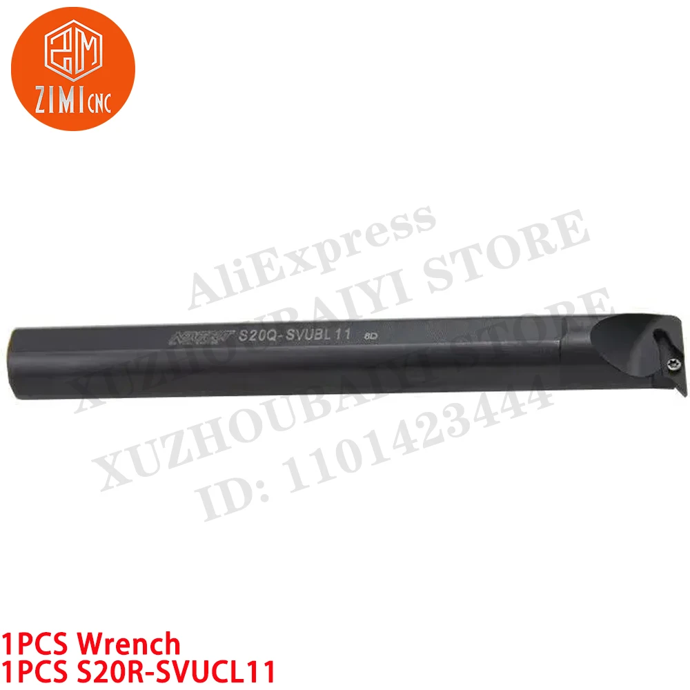 1PC S20R-SVUCL11 S20R CNC Lathe Internal Turning Tool Holder Boring Bar For VCGT11 Carbide Insert metal mechanical cutting tool