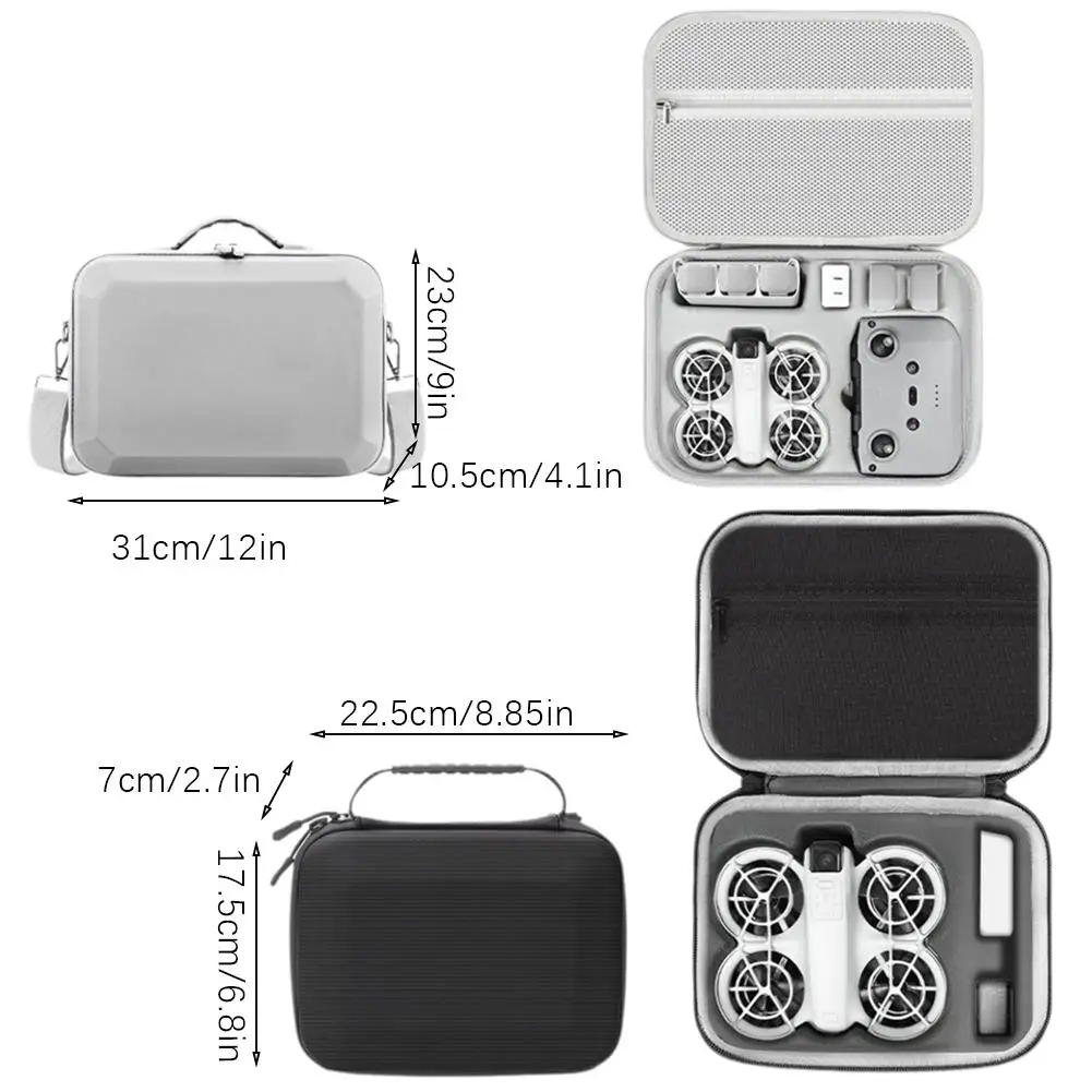 Portable Storage Bag For DJI NEO Drone Handheld Flight Camera Accessory Box Set PU Waterproof Carrying Case