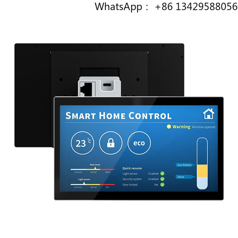 Sunworld YC-SM08M 8 Inch Tuya Control Metal Smart WiFi Switch Industrial Use Smart Home Control Panel New Product