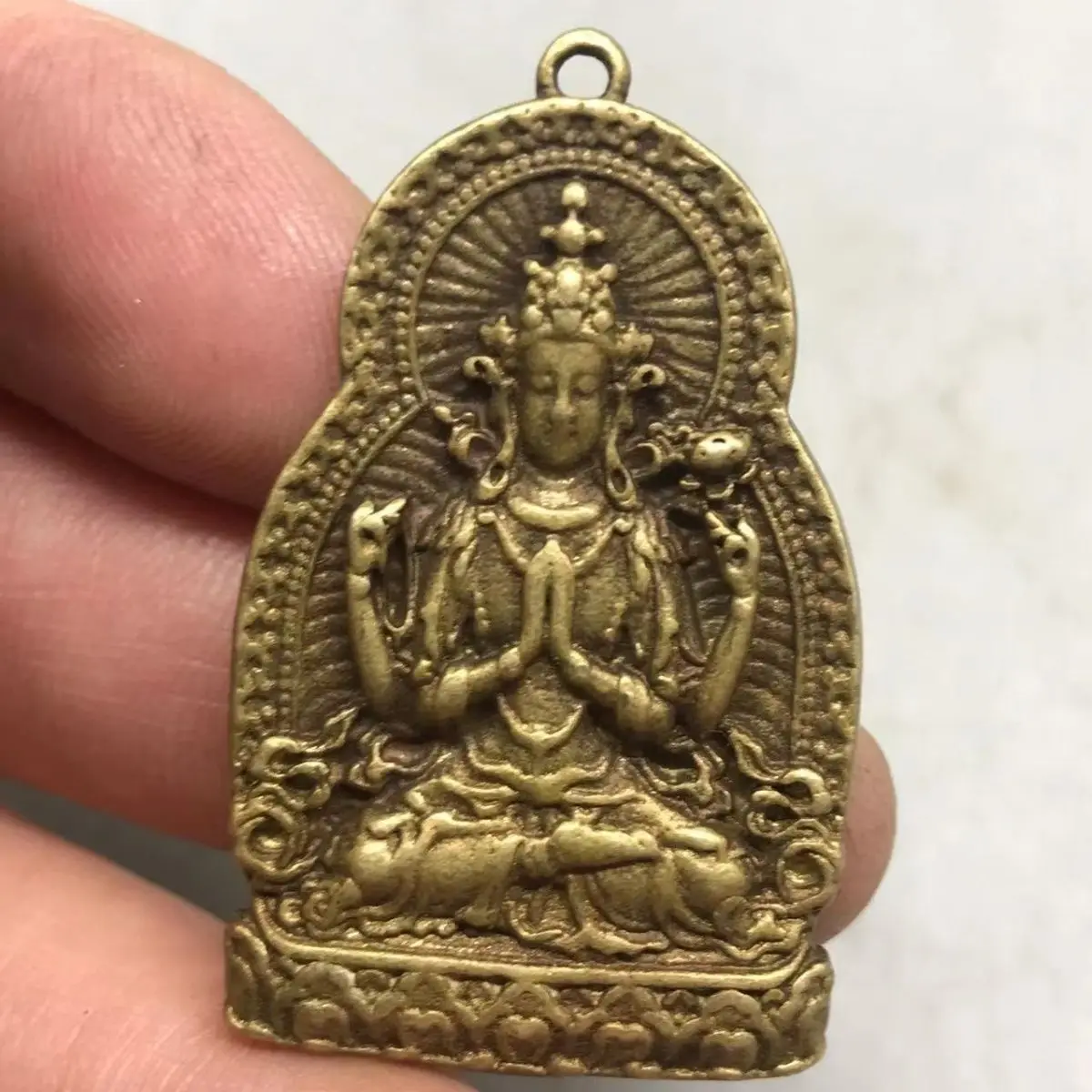 Goddess of mercy four-armed avalokitesvara nepalese bodhisattva Statues Figurines Lucky Ornaments Home Decoration gifts