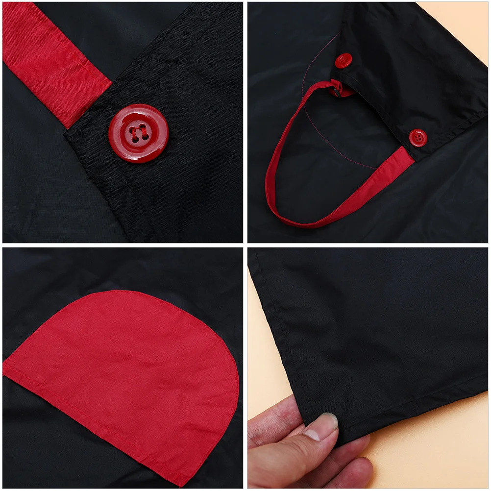 

1pc Kids Apron For Painting Waterproof Child Apron With Pocket Adjustable Hood Wear Resistant Art Clothes For Boys