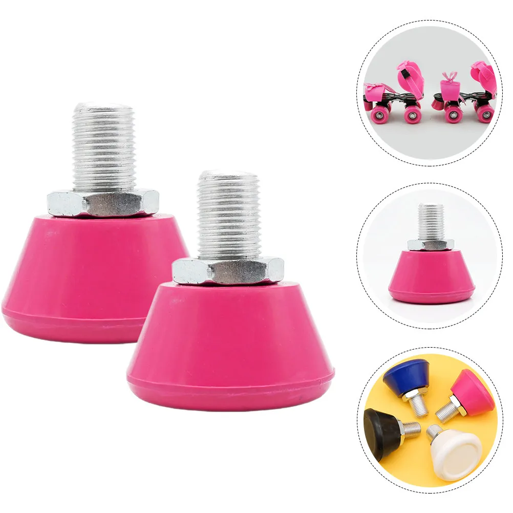 

Пара резиновых тормозных колпачков для роликовых коньков, регулируемые, для использования в помещении и на улице, сменные, профессиональные, для роликовых коньков