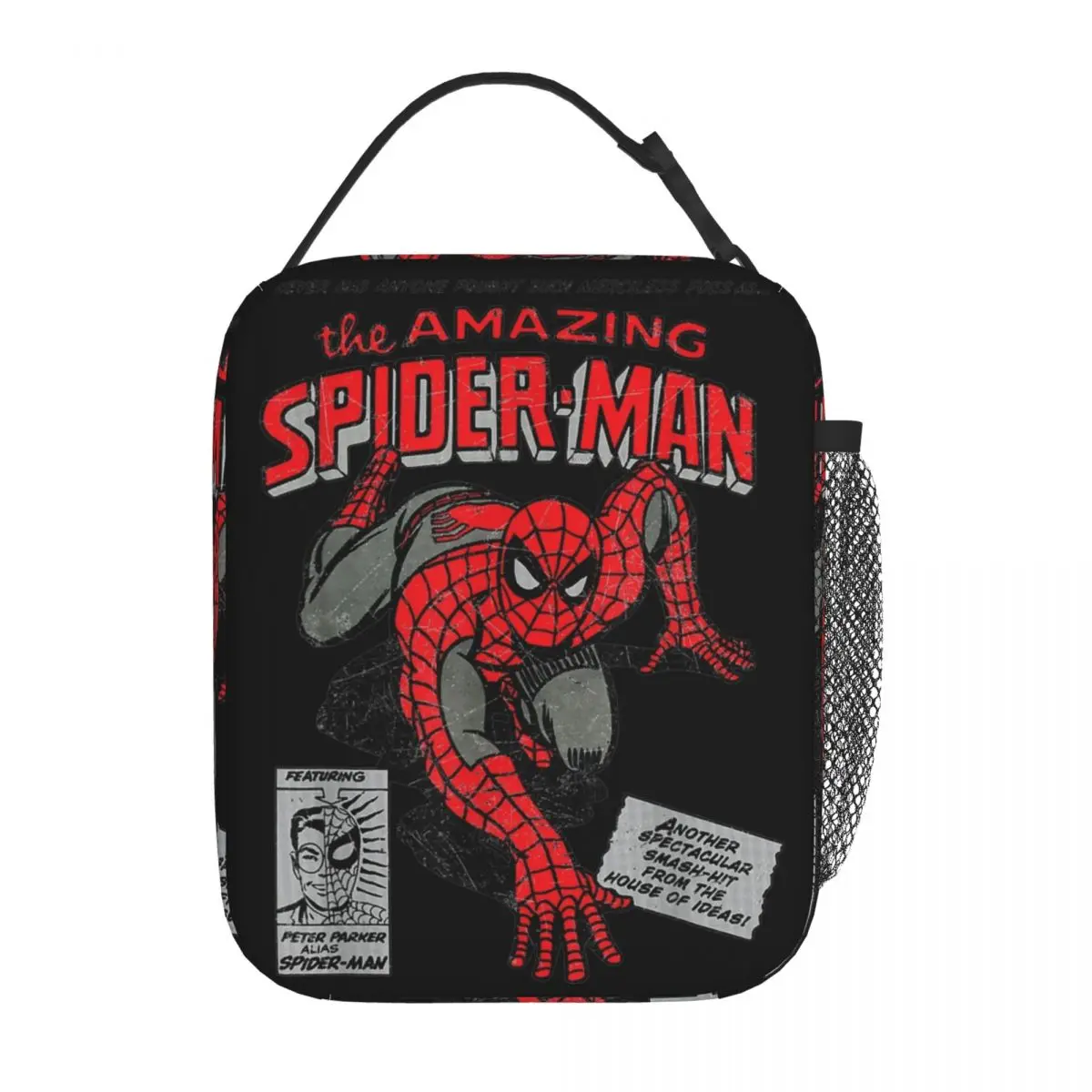 Spider-man Spiderman borsa termica per il pranzo contenitore per il pranzo ad alta capacità borsa termica Tote Lunch Box School Picnic borse per la