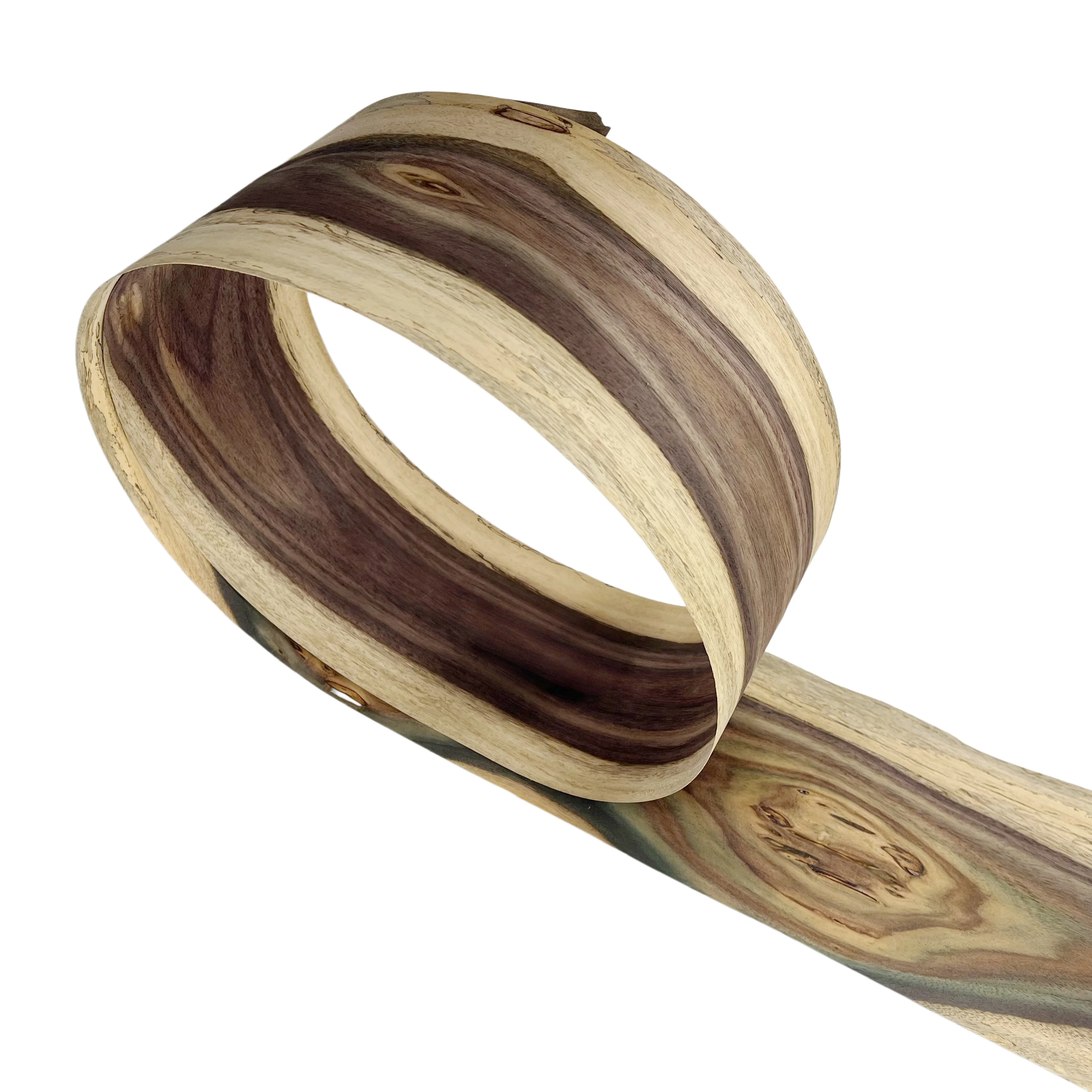 0.5mm Natural Pruple Ebony Wood Veneer Guitar Body Bookmatch Veneer Exotic Wood Marquetry Veneer 2.5x0.2meters