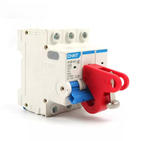 10pcs/lot breaker lockout lock dogs, MCB lock ,toggle lock safety circuit breaker lock, multi pole MCB lockout tool-free lockout