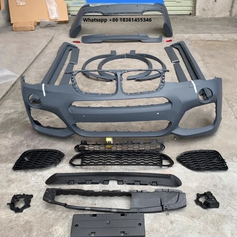 Car Accessories Front Rear Bumper Side Skirts Wheel Eyebrow for X3 F25 X4 F26 Modified Car Body Kit