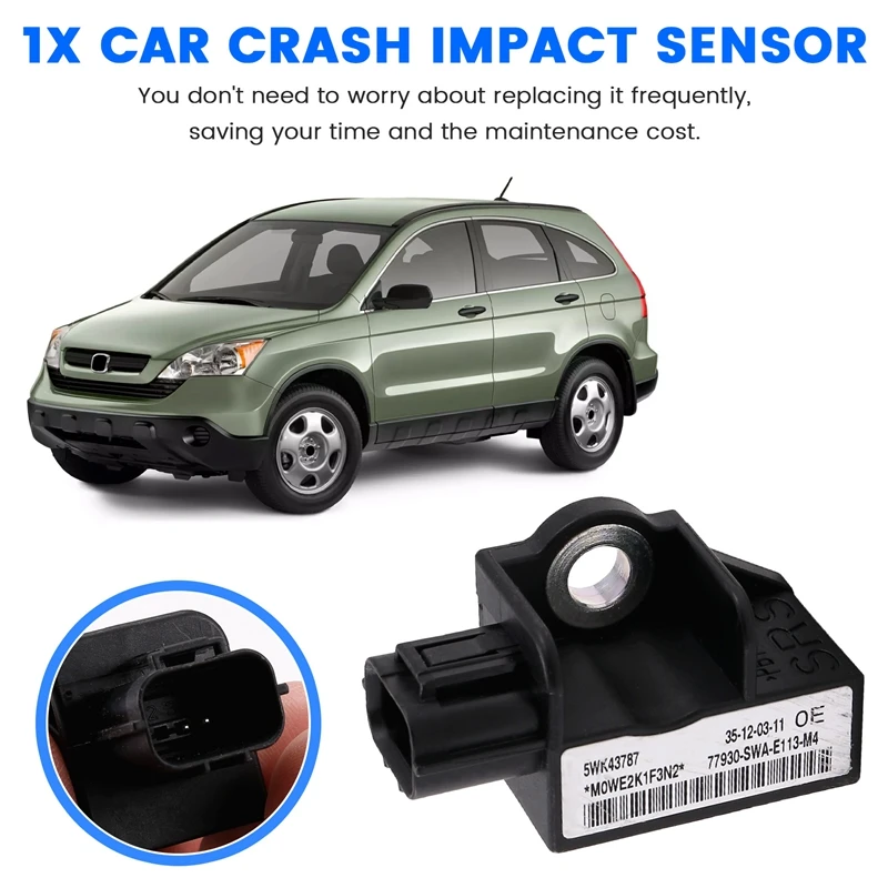 Car Front  Crash Sensor 77930-SWA-E11 For Honda CRV CR-V 2007-2011 Shock Absorber Impact Sensor 77930SWAE11