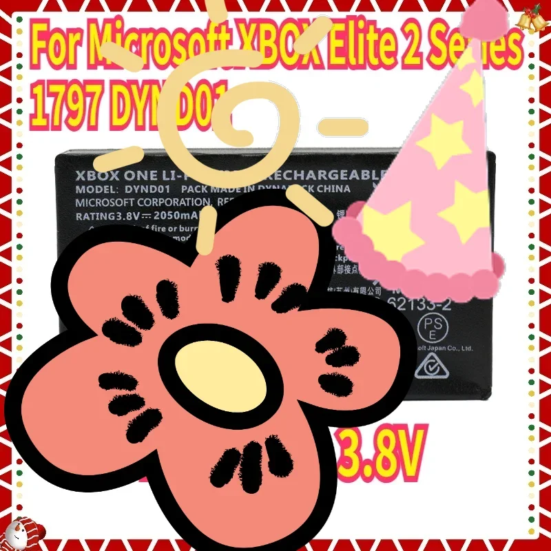 

New DYND01 2050mAh 3.8V Battery for Microsoft XBOX Elite 2 Series 1797