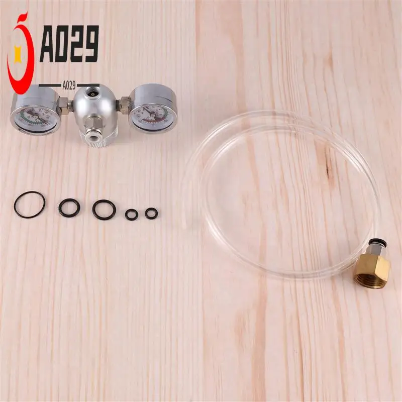 

A029-Whipped Cream Pressure Regulator Valve With Hose Line And Adapter For Whipped Cream Chargers 0.95 Liter 580G Tank