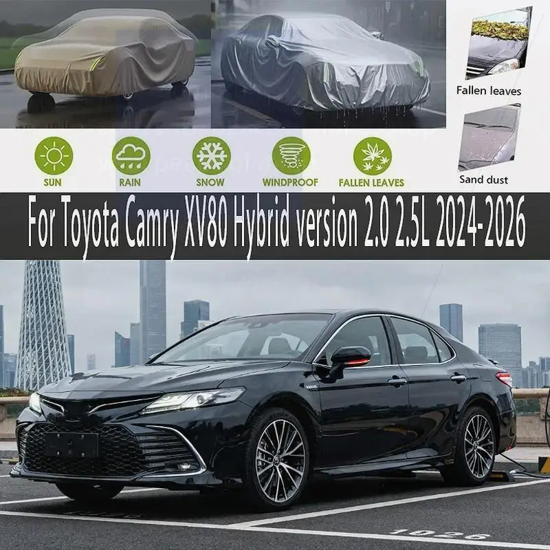 

For Outdoor Protection Snow Cover Sunshade Waterproof Dustproof for Toyota Camry XV80 Hybrid 20 25 Car Covers