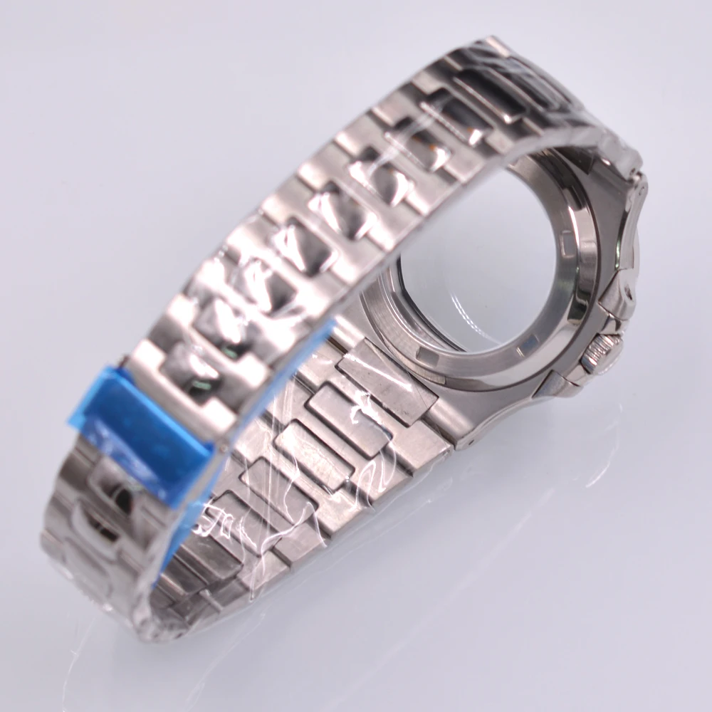 40mm Watch Case fit NH35 NH36 PT5000 ETA2824 2836 Miyota 8215 821A mingzhu 2813 3804 movements Sapphire Crystal Case