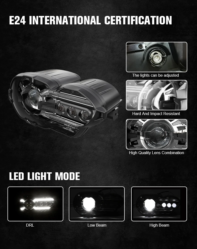 New Design led headlight assembly front projector for K1200R 2005~2009 K1300R 2010-2013 motorcycle parts