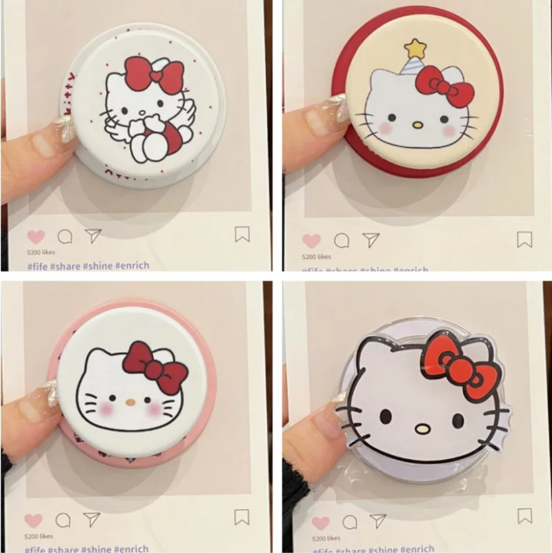 

Hello Kitty Stand Telescopic Cute Cartoon Magnetic Airbag Stand Lazy Travel Supplies Desktop Accessories Student Gifts Wholesale