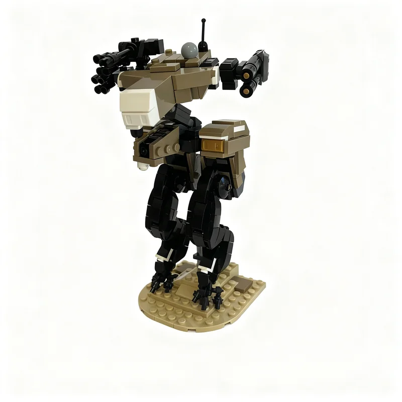 470 peças MOC Icons Gekko Metal Gear Solid, Blocos de Montar de Arquitetura, Brinquedos DIY, Presentes de Natal, Educação Criativa