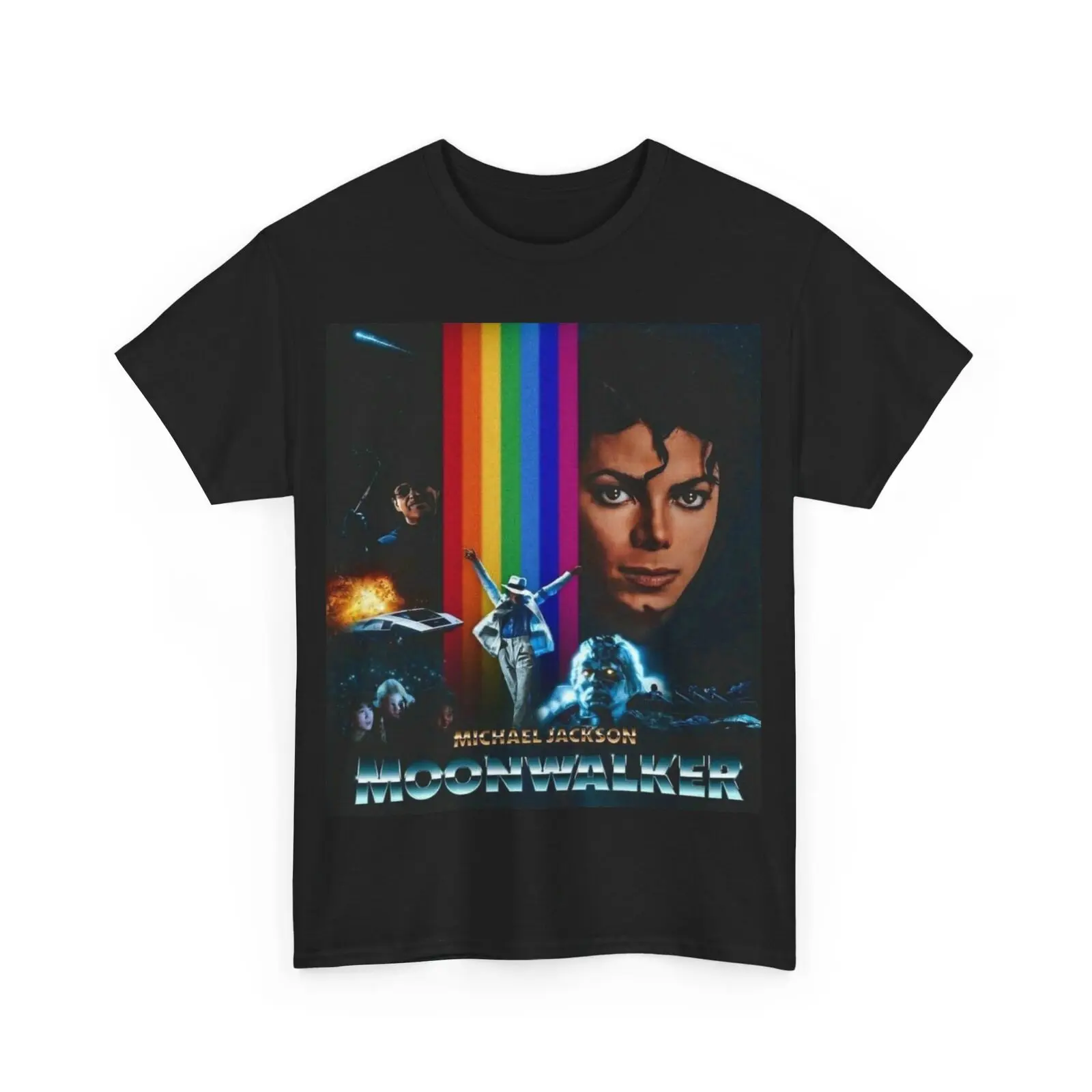 

Michael Jackson Moonwalker Movie T Shirt Unisex Heavy Cotton Tee