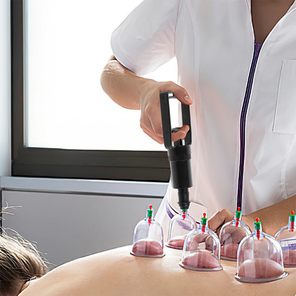 

3pcs Vacuum Cupping Device H held Pump Suction H Replacement for Body Abs Efficient Manual Operation