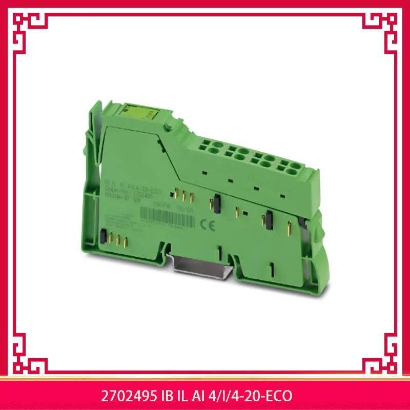 2702495 IB IL AI 4/I/4-20-ECO Original For Phoenix Analog Module Analog Input: 4. 4 mA ... 20 mA Connection Technology: 2-wire