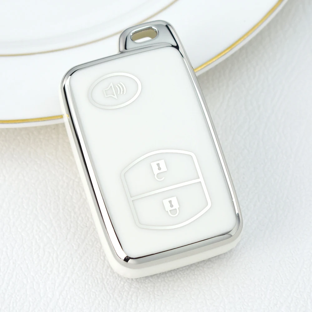 2/3/4 Buttons TPU Car Key Case Cover for Toyota Camry Prius Land Cruiser Prado 150 Crown for Subaru Foreste XV Keychain Holder view 4