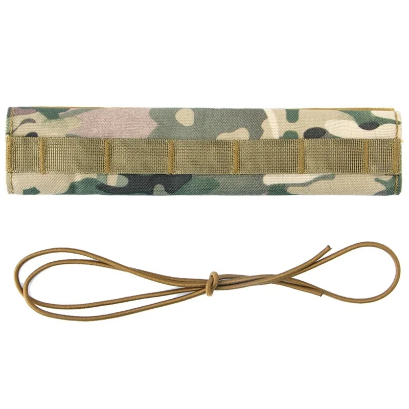 Tactical Sleeve Muffler for Hunting Shooting Heat Resistant Shield Suppressor Cover Nylon Pouches