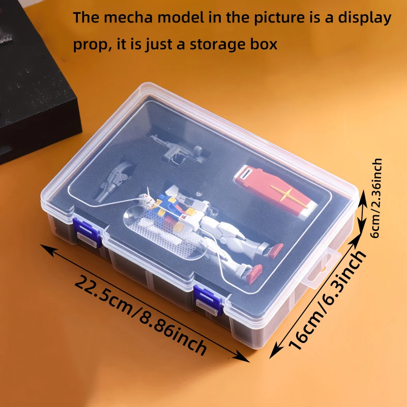 RG Doll Series Mecha Modell Aufbewahrungsbox RG MG 1/144 Modell Straßen-Reise Tragbare Vitrine – Detail 7