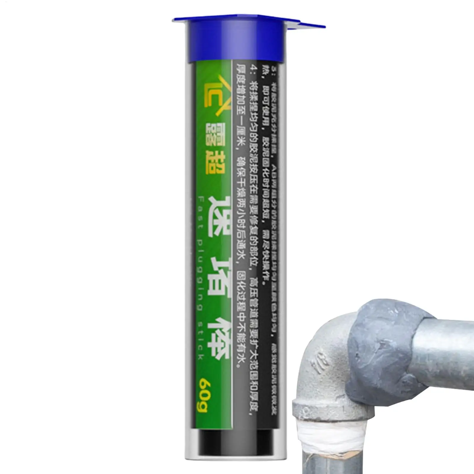 Metal Filler Putty Quick Leak Repair Fills Permanent Adhesive Epoxy Putty Sticks for Quick Repairs on Metal Glass Wood Ceramic