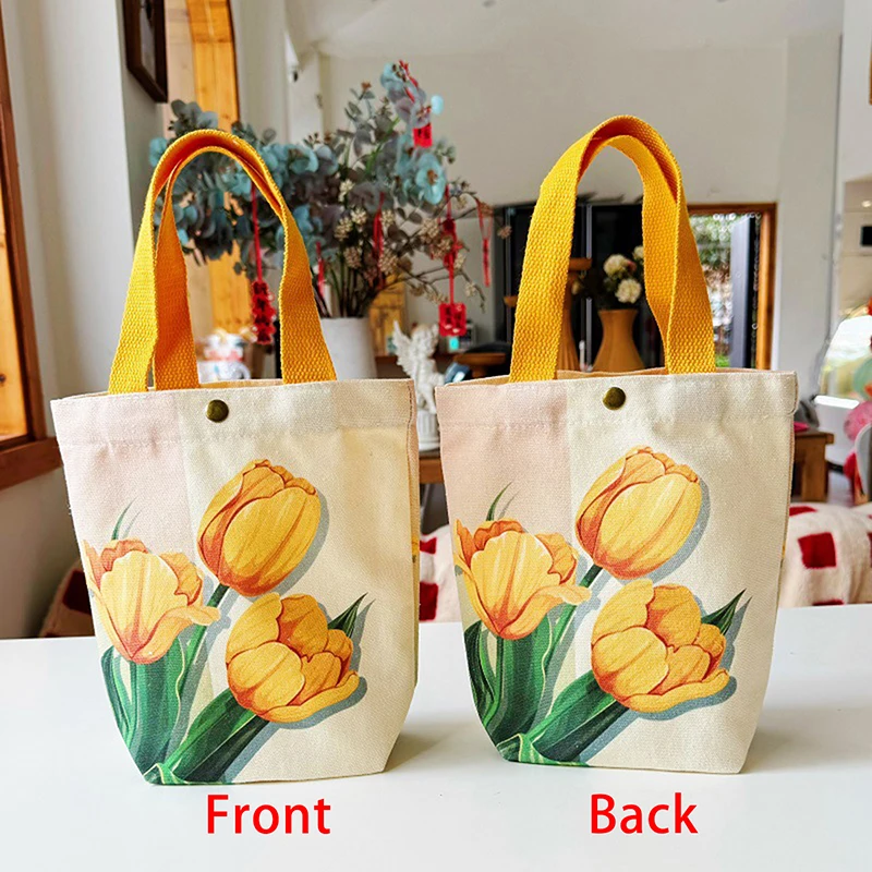 

Cartoon Kawaii Canvas Bag Novelty Creative Tote Bag Daily Large Capacity Shoulder Bag Cute Handbag Gifts