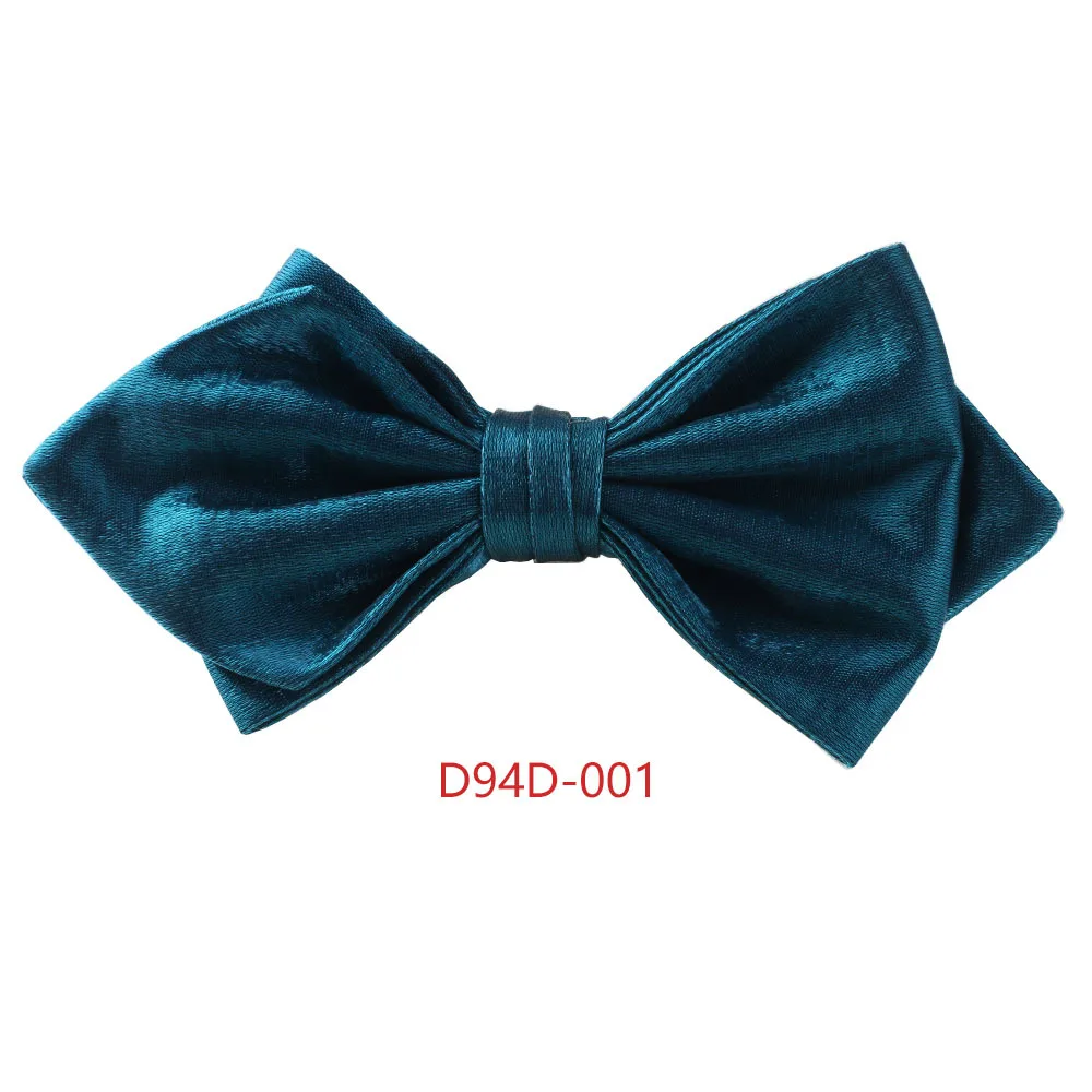 2024 Pointed Bow Ties For Men Ribbon Gilded Solid Color Black White Bowtie Cotton Polyester Wedding Bridegroom Butterfly Bowknot