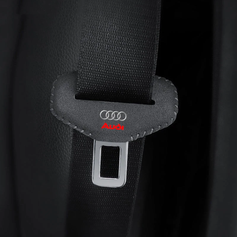 Car Seat Belt Buckle Protector Cover Anti-Scratch For Audi Quattro Q5 Q7 Q3 A3 A4 A6 A5 A1 A8 Q8 Q2 A7 B6 B7 B8 Auto Accessories