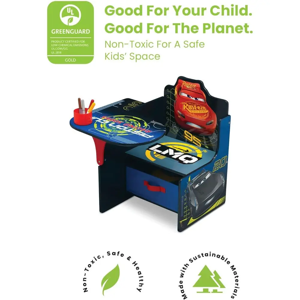 Chair Desk With Storage Bin, /Pixar Cars
